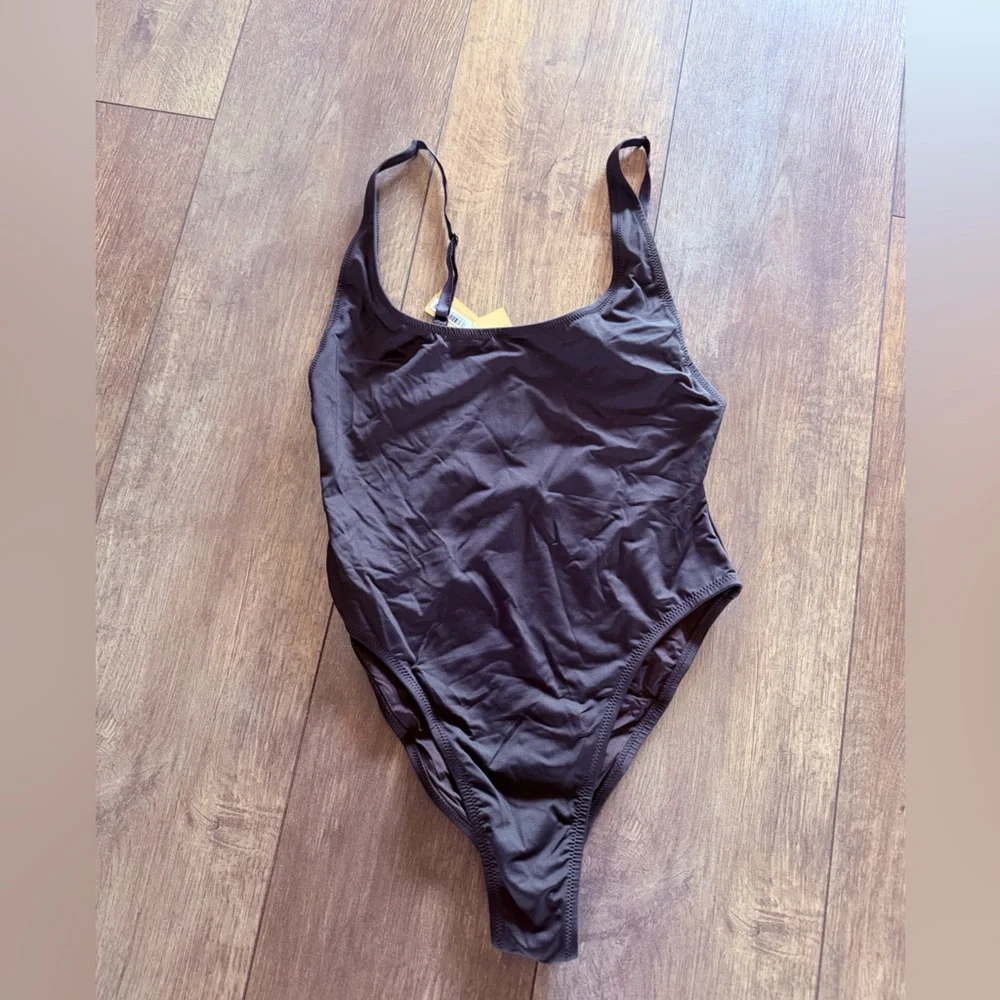 SKIMS Black One-Piece Swimsuit